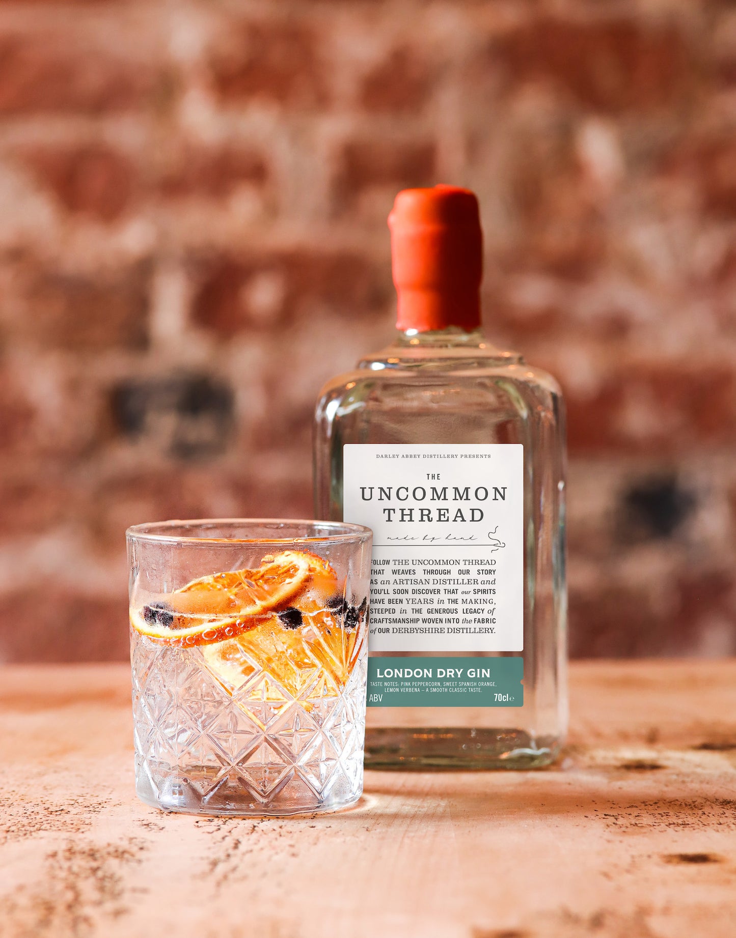 Limited edition gin gift set presented in a vintage wine box